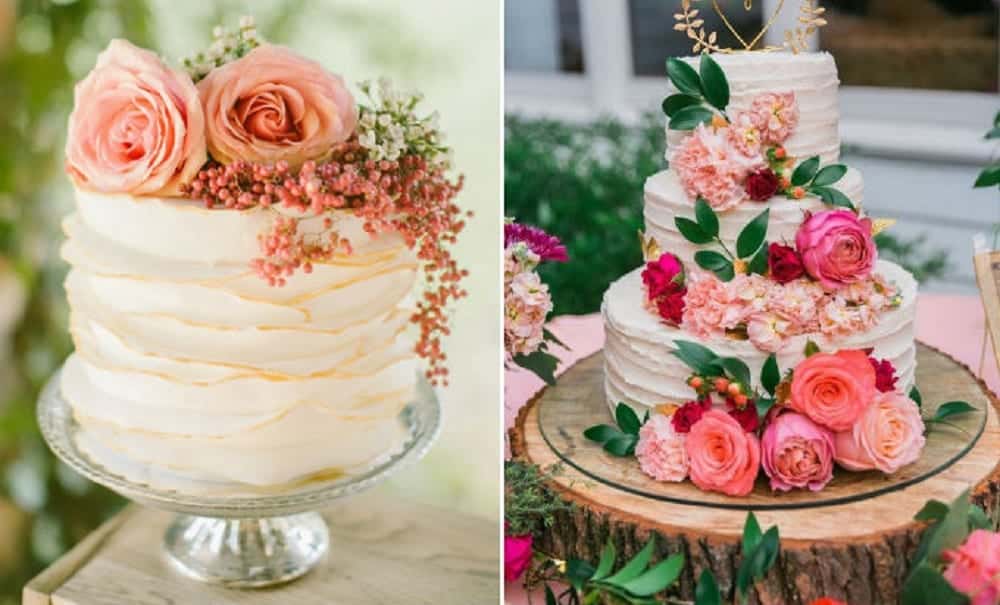 15 anos: Bolos incríveis decorados com flores para a sua miniparty