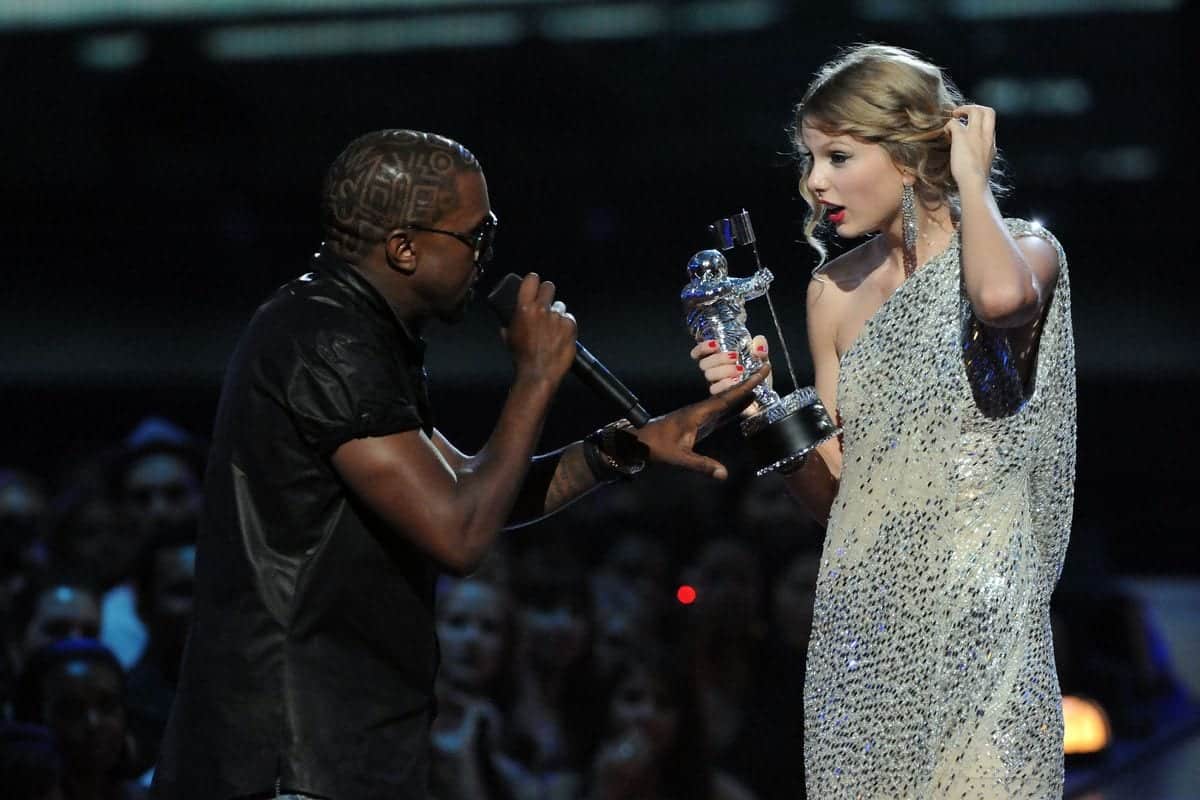 Briga de Kanye West e Taylor Swift completa 10 anos