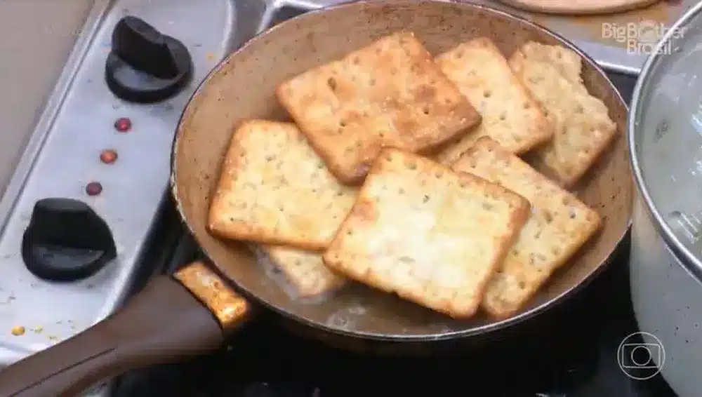 Receita de biscoito frito do Vini, do BBB22