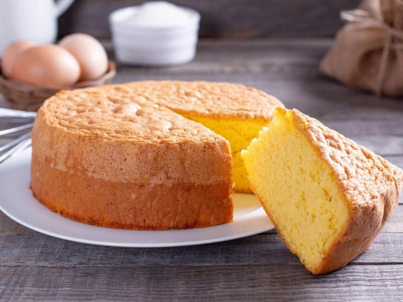 Bolo pão de ló tradicional