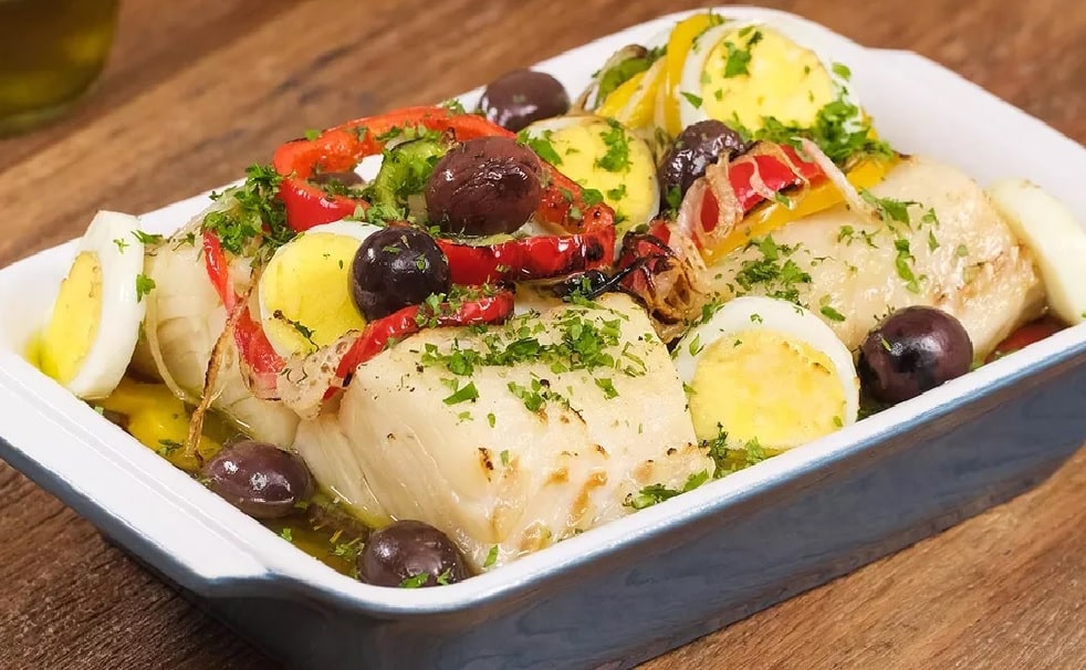 Receita de bacalhau ao forno