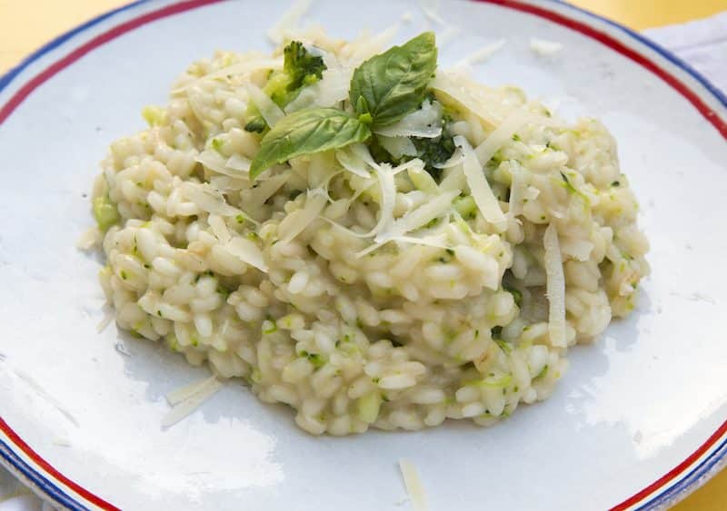 Receita de risoto de brócolis