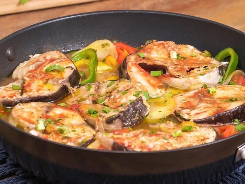 Receita de ensopado de peixe